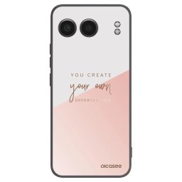 Fekete szilikon tok az alábbi mobiltelefonokra OnePlus Nord 4 - You create your own opportunities