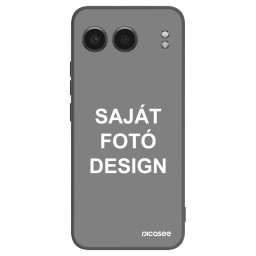 Fekete szilikon tok az alábbi mobiltelefonokra OnePlus Nord 4 - Saját fotó/motívum
