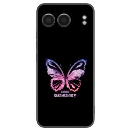 Fekete szilikon tok az alábbi mobiltelefonokra OnePlus Nord 4 - Diamanty Purple
