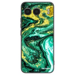 Fekete szilikon tok az alábbi mobiltelefonokra OnePlus Nord 4 - Green Gold