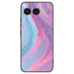 Fekete szilikon tok az alábbi mobiltelefonokra OnePlus Nord 4 - Pink liquid
