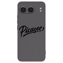 Fekete szilikon tok az alábbi mobiltelefonokra OnePlus Nord 4 - Picasee - old logo - black