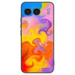 Fekete szilikon tok az alábbi mobiltelefonokra OnePlus Nord 4 - Bubbles