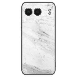 Fekete szilikon tok az alábbi mobiltelefonokra OnePlus Nord 4 - White marble
