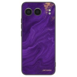 Fekete szilikon tok az alábbi mobiltelefonokra OnePlus Nord 4 - Purple