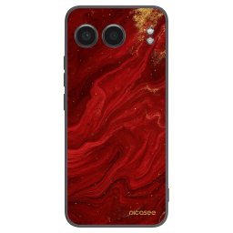 Fekete szilikon tok az alábbi mobiltelefonokra OnePlus Nord 4 - Red