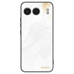 Fekete szilikon tok az alábbi mobiltelefonokra OnePlus Nord 4 - White