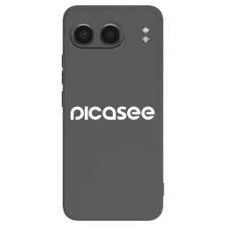 Fekete szilikon tok az alábbi mobiltelefonokra OnePlus Nord 4 - Picasee - new logo - white