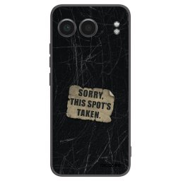 Fekete szilikon tok az alábbi mobiltelefonokra OnePlus Nord 4 - SORRY