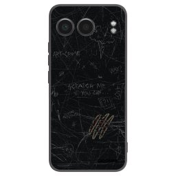 Fekete szilikon tok az alábbi mobiltelefonokra OnePlus Nord 4 - SCRATCH