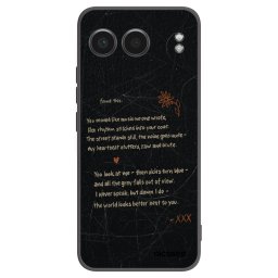 Fekete szilikon tok az alábbi mobiltelefonokra OnePlus Nord 4 - POET