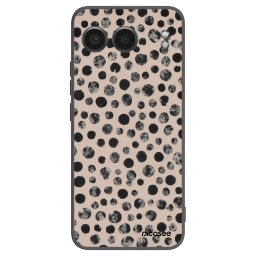 Fekete szilikon tok az alábbi mobiltelefonokra OnePlus Nord 4 - Dots