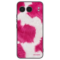 Fekete szilikon tok az alábbi mobiltelefonokra OnePlus Nord 4 - Pink Moo
