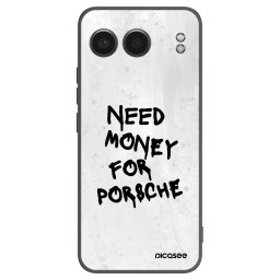 Fekete szilikon tok az alábbi mobiltelefonokra OnePlus Nord 4 - White Dollar