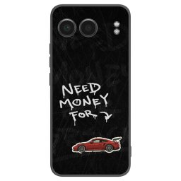 Fekete szilikon tok az alábbi mobiltelefonokra OnePlus Nord 4 - Track Mode