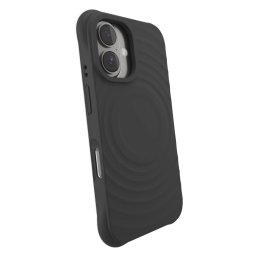 Shock-proof case s MagSafe proApple iPhone 16 - Személyre szabott gravírozás - Fekete