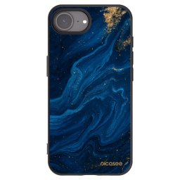 Fekete szilikon tok az alábbi mobiltelefonokra Apple iPhone 16e - Blue