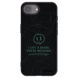 Fekete szilikon tok az alábbi mobiltelefonokra Apple iPhone 16e - LEFT A MARK