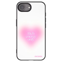 Fekete szilikon tok az alábbi mobiltelefonokra Apple iPhone 16e - Rich Energy