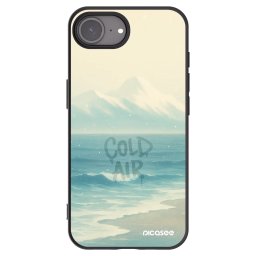 Fekete szilikon tok az alábbi mobiltelefonokra Apple iPhone 16e - COLD AIR