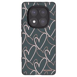 Fekete szilikon tok az alábbi mobiltelefonokra Xiaomi Redmi Note 14 Pro+ 5G - Lots of love