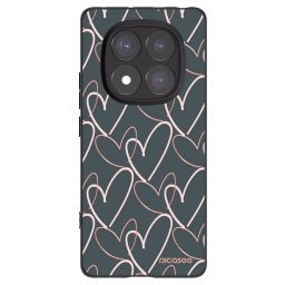 Fekete szilikon tok az alábbi mobiltelefonokra Xiaomi Redmi Note 14 Pro 5G - Lots of love