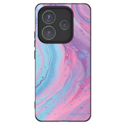 Fekete szilikon tok az alábbi mobiltelefonokra Xiaomi Redmi Note 14 5G - Pink liquid