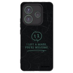 Fekete szilikon tok az alábbi mobiltelefonokra Xiaomi Redmi Note 14 5G - LEFT A MARK