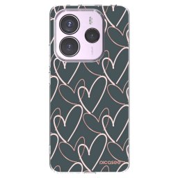 Átlátszó szilikon tok az alábbi mobiltelefonokra Xiaomi Redmi Note 14 5G - Lots of love