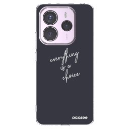 Átlátszó szilikon tok az alábbi mobiltelefonokra Xiaomi Redmi Note 14 5G - Everything is a choice