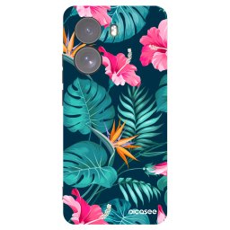 Fekete szilikon tok az alábbi mobiltelefonokra Xiaomi Poco X7 - Pink Monstera