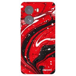 Fekete szilikon tok az alábbi mobiltelefonokra Xiaomi Poco X7 - Red black