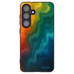 Fekete szilikon tok az alábbi mobiltelefonokra Samsung Galaxy S25 5G - Solar