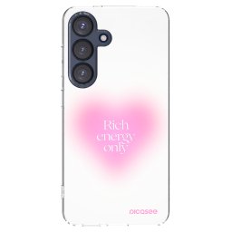 Átlátszó szilikon tok az alábbi mobiltelefonokra Samsung Galaxy S25 5G - Rich Energy
