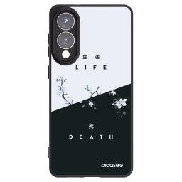 Fekete szilikon tok az alábbi mobiltelefonokra Samsung Galaxy S25 Edge 5G - Life - Death