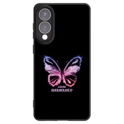 Fekete szilikon tok az alábbi mobiltelefonokra Samsung Galaxy S25 Edge 5G - Diamanty Purple