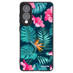 Fekete szilikon tok az alábbi mobiltelefonokra Samsung Galaxy S25 Edge 5G - Pink Monstera