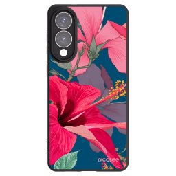 Fekete szilikon tok az alábbi mobiltelefonokra Samsung Galaxy S25 Edge 5G - Hibiscus