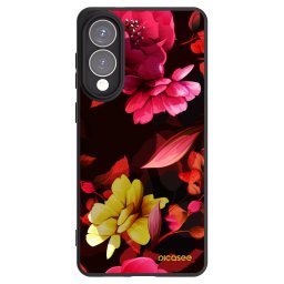 Fekete szilikon tok az alábbi mobiltelefonokra Samsung Galaxy S25 Edge 5G - Dark Peonny