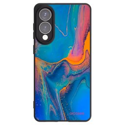 Fekete szilikon tok az alábbi mobiltelefonokra Samsung Galaxy S25 Edge 5G - Rainbow