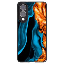 Fekete szilikon tok az alábbi mobiltelefonokra Samsung Galaxy S25 Edge 5G - Gold blue