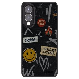 Fekete szilikon tok az alábbi mobiltelefonokra Samsung Galaxy S25 Edge 5G - STICKERS x TAGS