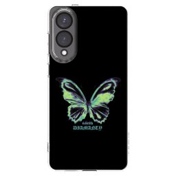 Átlátszó szilikon tok az alábbi mobiltelefonokra Samsung Galaxy S25 Edge 5G - Diamanty Blue