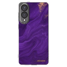 Átlátszó szilikon tok az alábbi mobiltelefonokra Samsung Galaxy S25 Edge 5G - Purple