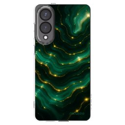 Átlátszó szilikon tok az alábbi mobiltelefonokra Samsung Galaxy S25 Edge 5G - Emerald
