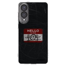 Átlátszó szilikon tok az alábbi mobiltelefonokra Samsung Galaxy S25 Edge 5G - HELLO 404