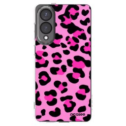 Átlátszó szilikon tok az alábbi mobiltelefonokra Samsung Galaxy S25 Edge 5G - Pink Tiger