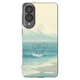 Átlátszó szilikon tok az alábbi mobiltelefonokra Samsung Galaxy S25 Edge 5G - COLD AIR