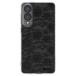 Átlátszó szilikon tok az alábbi mobiltelefonokra Samsung Galaxy S25 Edge 5G - Dark Elegance