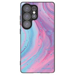 Fekete szilikon tok az alábbi mobiltelefonokra Samsung Galaxy S25 Ultra 5G - Pink liquid